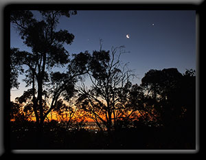 Mars & Moon & Venus